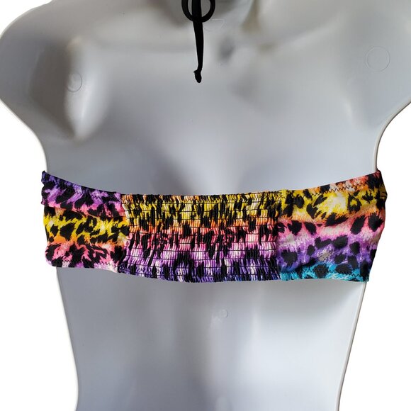OP Rainbow Leopard Print Women's Bikini - Picture 6 of 13